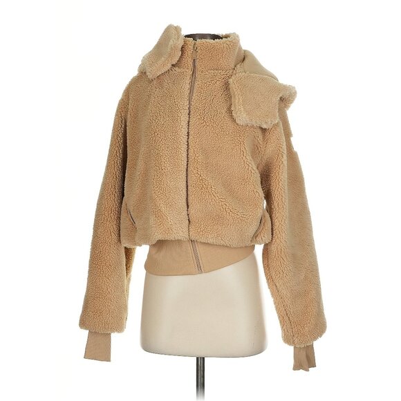 Like NEW Alo Yoga Foxy Sherpa Jacket in Camel, Size XS, $235 - Picture 4 of 8